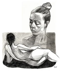 Contemplative Figure Study