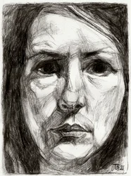 Intense Female Portrait