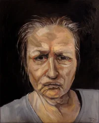 Pensive Woman Portrait