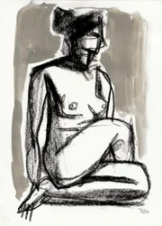 Quiet Seated Nude