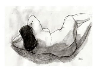 Reclining Nude Drawing