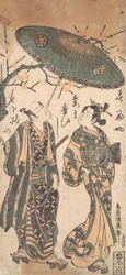 The Actor Nakamura Kumetaro I as an Oiran