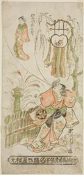 The Actors Segawa Kikunojo I as Ochiyo and Matsushima Kichisaburo as Ochiyo
