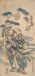 The Actor Otani Hiroji as Honda Harunaga, ca. 1745