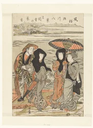 Evening Snow at Sangendo (Eight Views of Customs and Manners in Fukagawa)