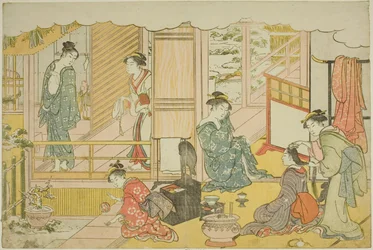 The First Bath of the New Year, from the illustrated book 
