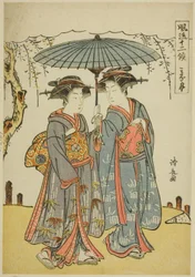 The Sixth Month (Minatsuki), from the series "Fashionable Twelve Months"