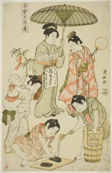 The Tanabata Festival, from the series "Precious Children