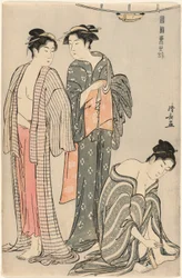 Three Women after a Bath, from the series "A Brocade of Eastern Manners"