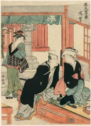 Yushima from the series Scenes of Ten Teahouses