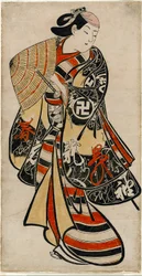 The Actor Takii Hannosuke as an Effeminate Youth, c.1707