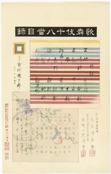 Table of Contents for the Series Kabuki Juhachiban