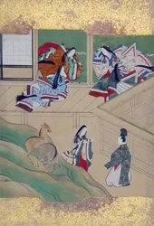 Scenes from Tales of Ise, late 18th century