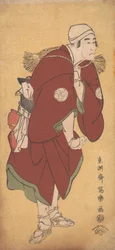 Bando Mitsugoro II as the Farmer Asakusa no Jirosaku, 1794-95