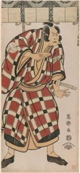 The Actor Otani Hiroji III as Hata no Taizan Taketora