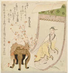 Unfurled Scroll of a Chinese Hermit