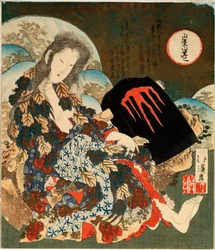 Yama-uba with Kintaro