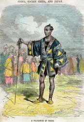 A policeman of Yeddo Edo, Japan