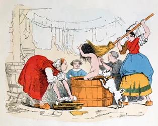 The Compulsory Bath, illustration for 