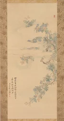 Small Bird on a Crepe Myrtle Branch, 19th Century