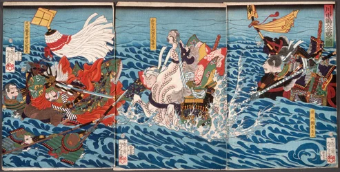 The Great Battle at Kawanakajima