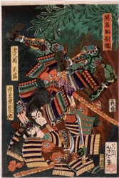 Tsukushima Masamori Fighting Kyosokabe Yataro