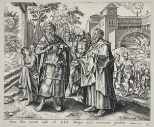 Ahab Rending His Clothes upon Hearing Elijah