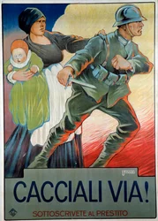 Fascist propaganda poster for the national loan