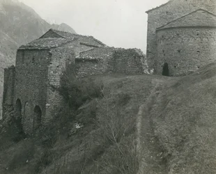 Abbey of San Pietro al Monte, Civate, Lombardy, Italy, circa 1910