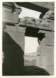 Architrave in temple, Naqa, Sudan