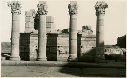 Colonnade of Roman nymphaeum, Dendera, Egypt