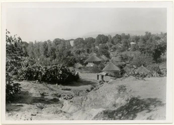 Ethiopian Village with Circular, Thatched Homes, Axum, Ethiopia