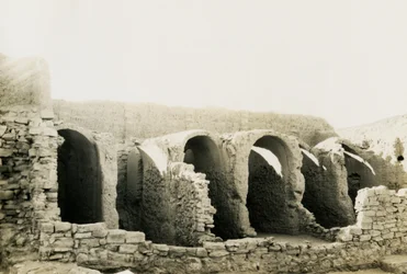 Interior of Monastery of St Simeon, Buildings 311-36, Aswan, Egypt