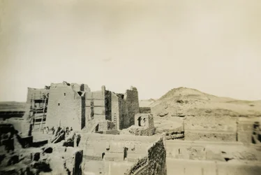 Monastery of St Simeon during Restoration, Aswan, Egypt