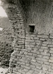 Ruins of Church in Desert, Detail of Pendentive for Dome, Adindan, Egypt