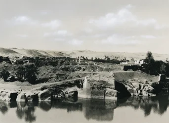 View of Elephantine Island with the Nile, Egypt