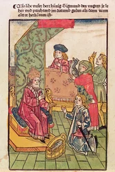 Emperor Sigismund (1367-1437) of Luxemburg Receives the Homage of His Hungarian Subjects, 1483