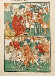 Enfeoffment of Duke Ernst von Bayern by Emperor Sigismund