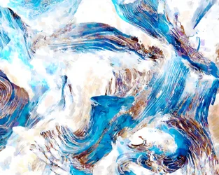 Fluid Blue Swirls