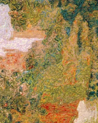 Vibrant Brushstroke Landscape