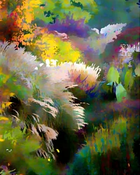 Vibrant Garden Impression