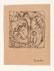 Composition Study for "The Street Pavers"