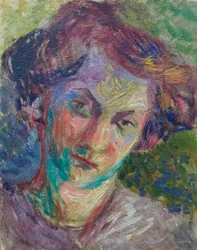 Portrait of a woman, c.1909-10