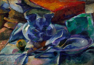 Still Life with the Jug, Bowl and Cutlery