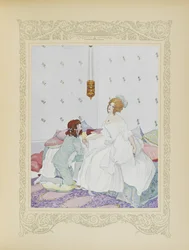 As Soon as He Recognised Her, He Threw Himself at Her Feet, Illustration from 