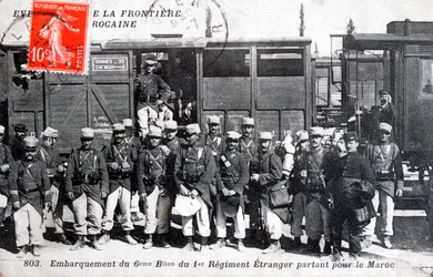 1st regiment French Foreign Legion, Morocco, 1911