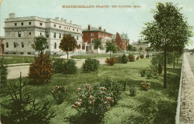 25 Portland Place, McMillan (later Jackson Johnson) residence, built 1892; 23 Portland Place, William H. and Florence Plimpton Thornburgh, built 1892; 19 Portland Place, Oliver A. Hart residence, built 1893