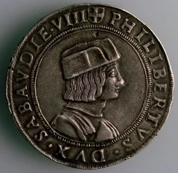 4-Testoon. Duchy Savoy, Italy, Obverse: Philibert II, Duke of Savoy