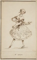 A Ballet Dancer, Mademoiselle Leclerc