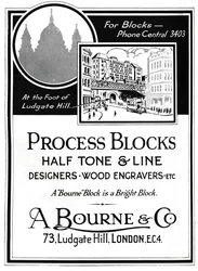 A. Bourne & Co. Advert - Process Blocks